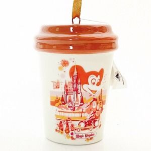 Starbucks Disney World Christmas Ornament 50th Anniversary Vault Magic Kingdom